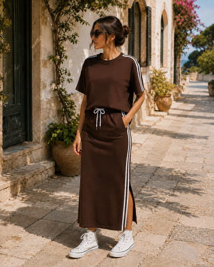 Conjunto deportivo de Camiseta y Falda