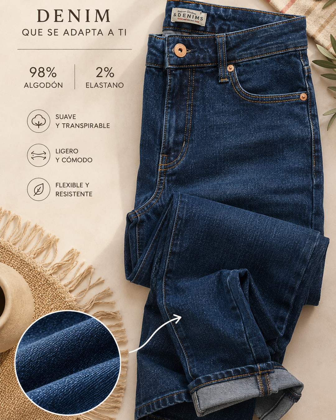 Pantalón Vaquero Básico