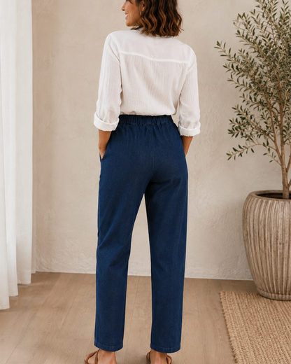 Pantalón Denim Elástico
