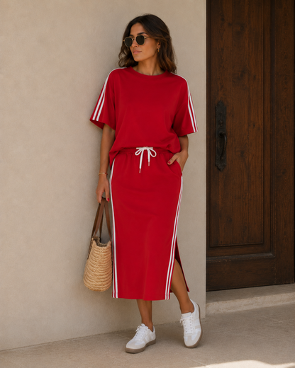Conjunto deportivo de Camiseta y Falda