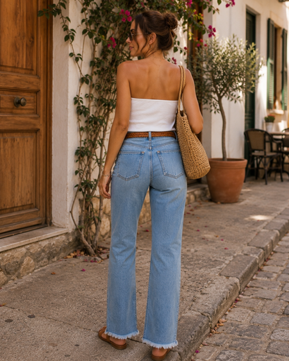 Pantalón Vaquero Bordado