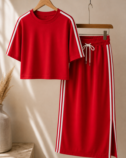 Conjunto deportivo de Camiseta y Falda