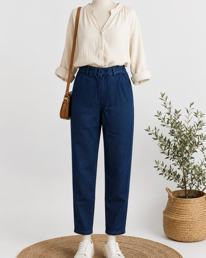 Pantalón Denim Elástico
