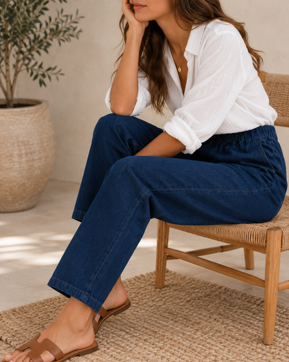 Pantalón Denim Elástico